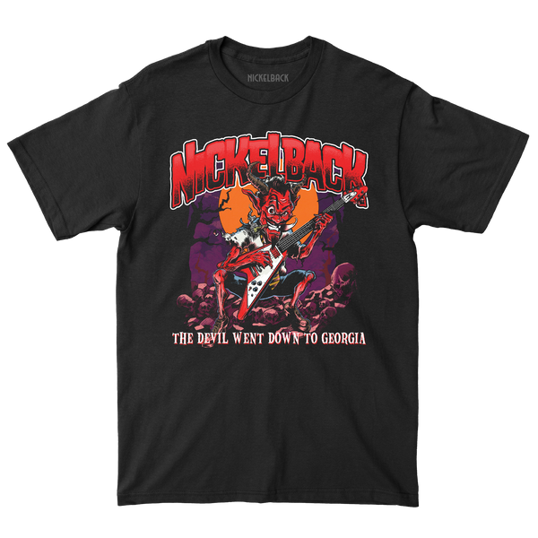 Devil Went Down Black Tee - Nickelback Official