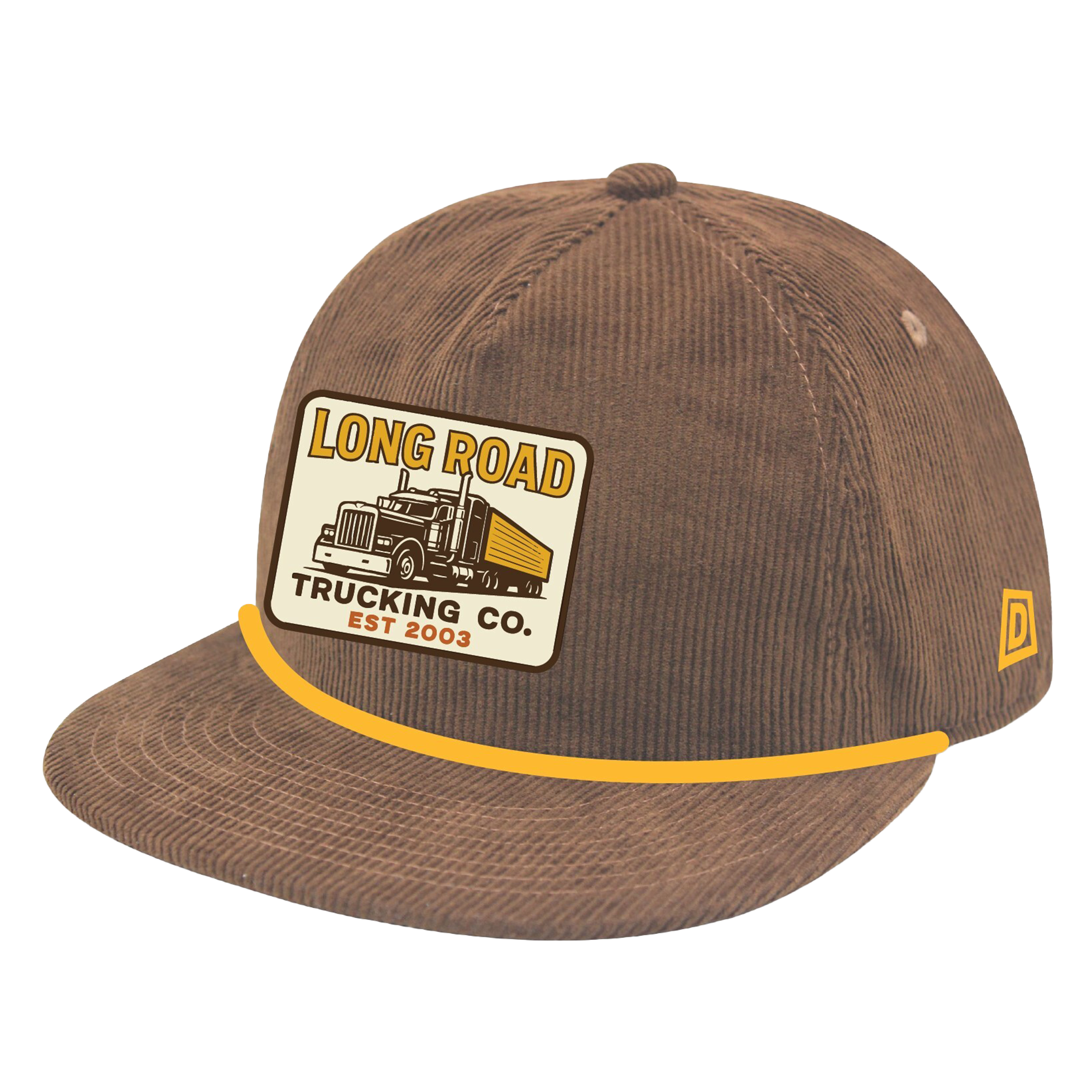 Dome Long Road Trucking Corduroy Brown Hat