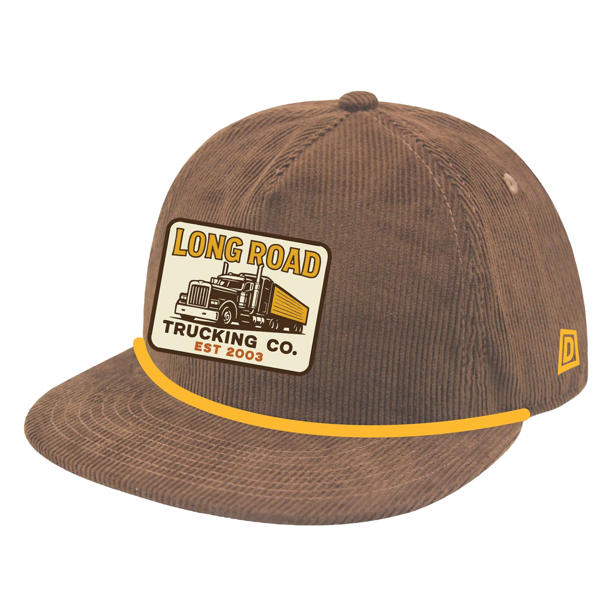 Dome Long Road Trucking Corduroy Brown Hat