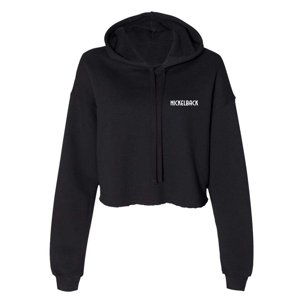 Fan or Liar Black Crop Hoodie