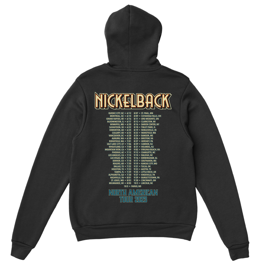 Nickelback 2023 Tour Black Hoodie
