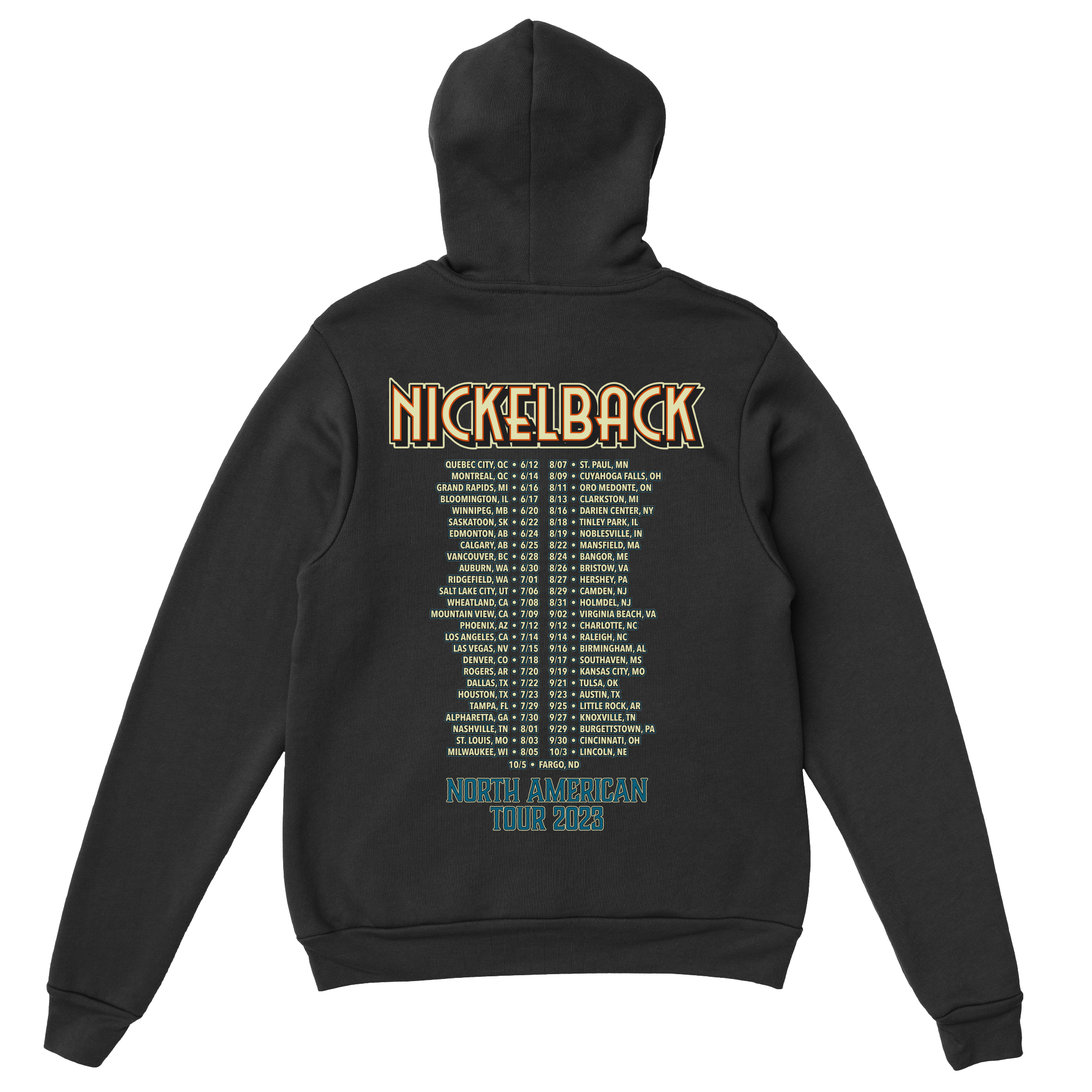 Nickelback hoodie sales
