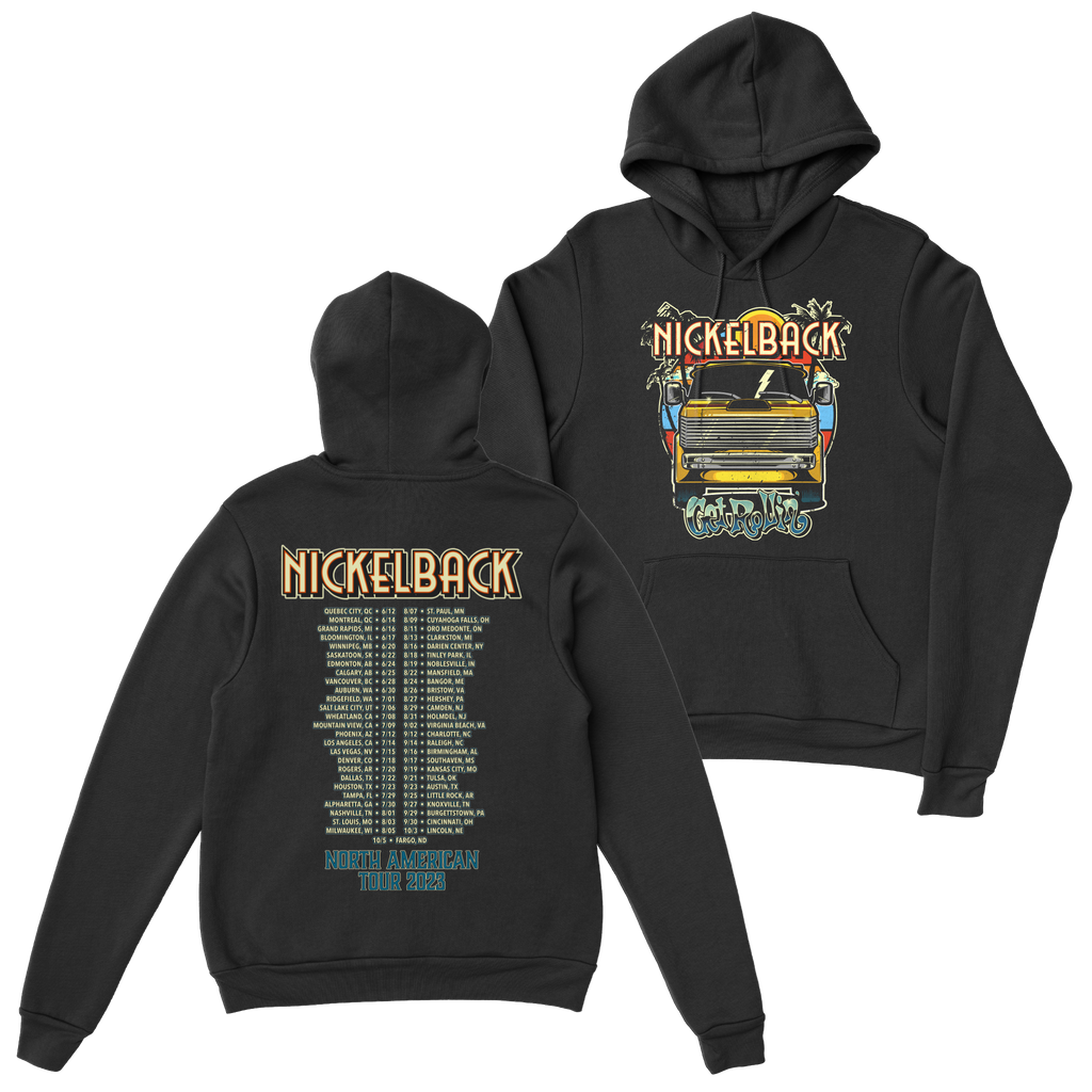 Nickelback 2023 Tour Black Hoodie