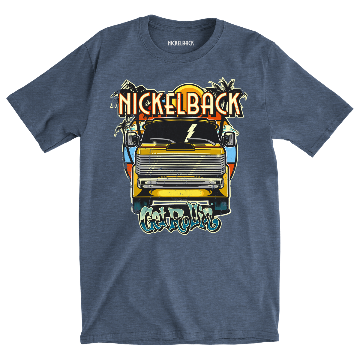 Nickelback 2024 European Tour Denim Tee