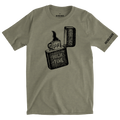 Ablaze Light Olive Heather Tee