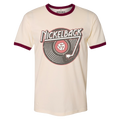 Record Natural Ringer Tee