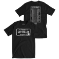 G3t Roll1n License Plate Black Tour Tee