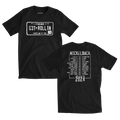 Roll1n License Plate 2024 European Tour Black Tee