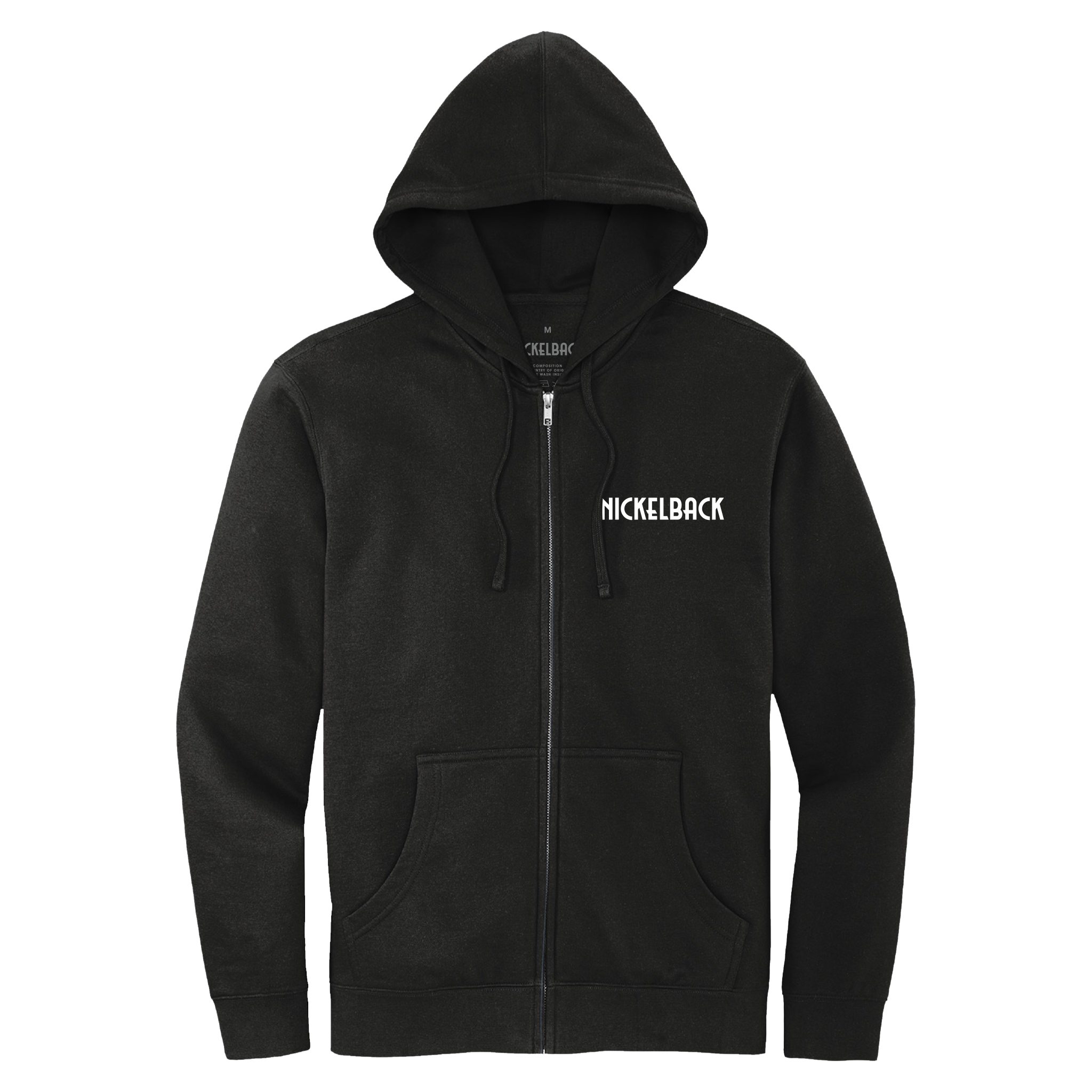 Nickelback Logo Zip Hoodie (Embroidered)