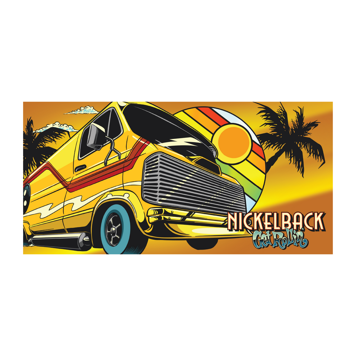 Nickelback Beach Towel