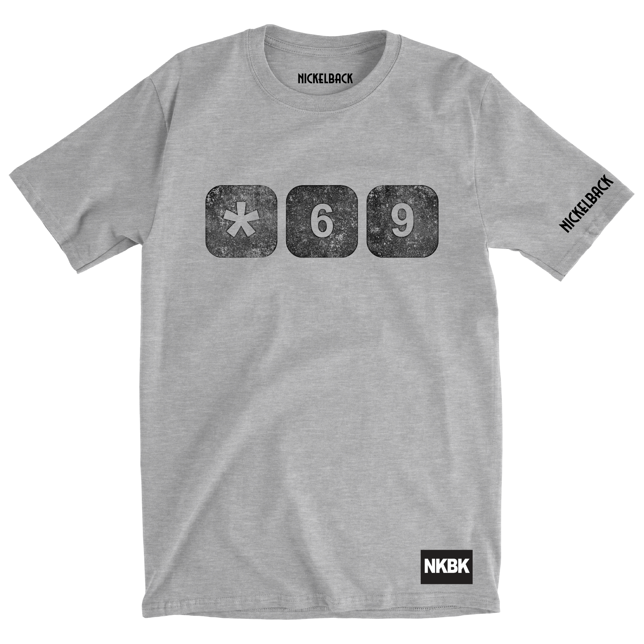 *69 Heather Gray Tee