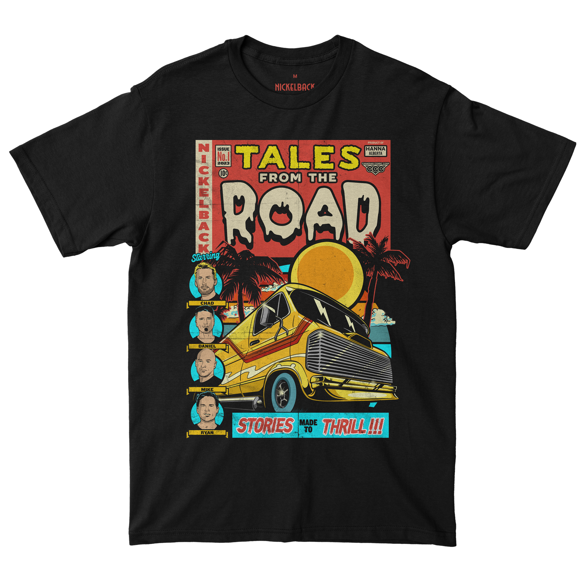 Tales From the Road Black Tee – Nickelback Official