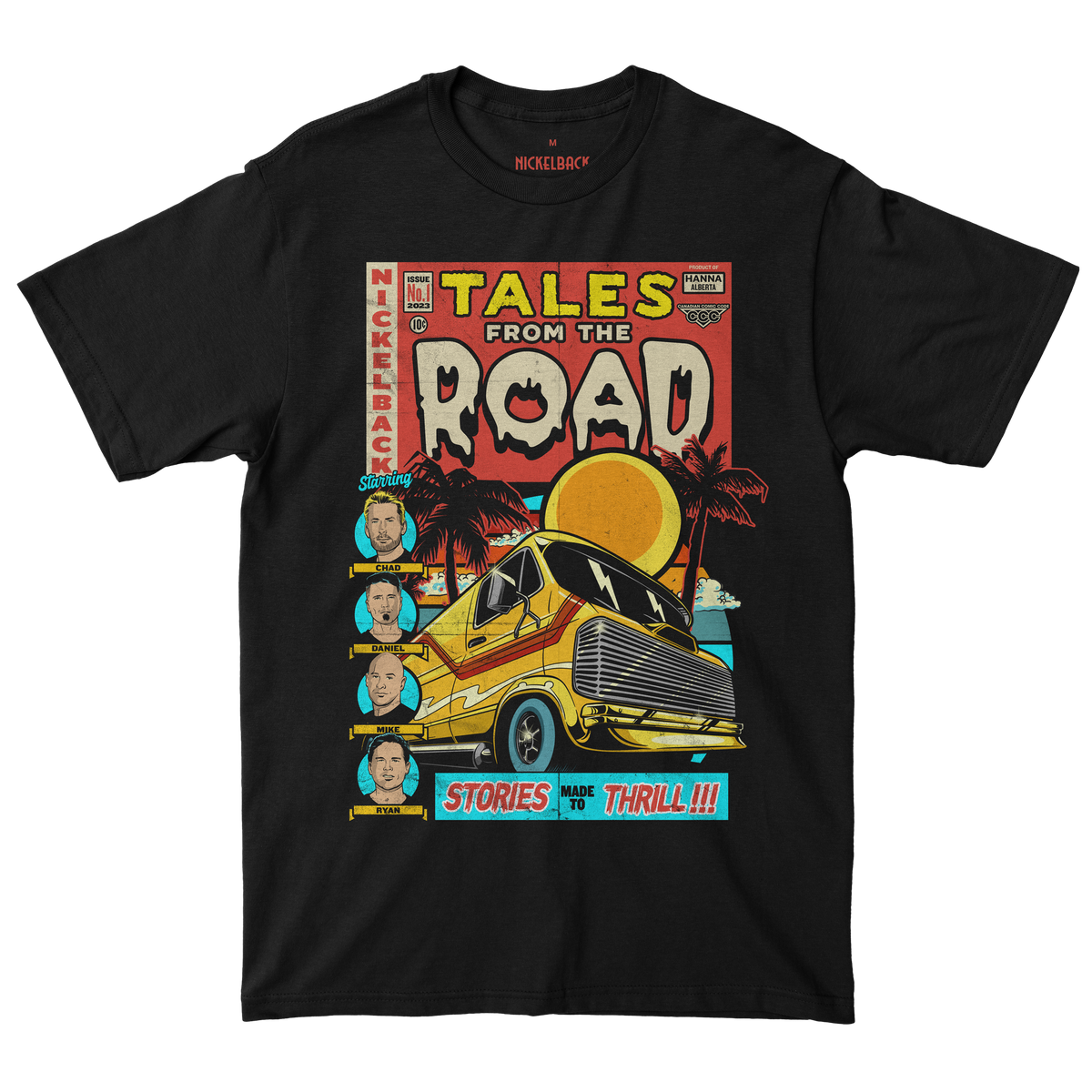 Tales From the Road Black Tee