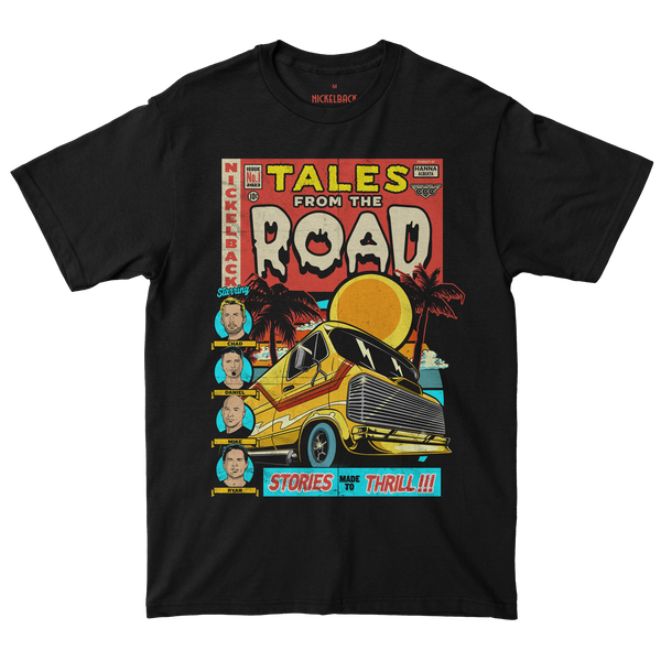 Tales From the Road Black Tee – Nickelback Official
