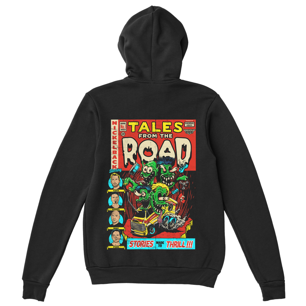 Tales From the Road Black Zip Hoodie Nickelback Official