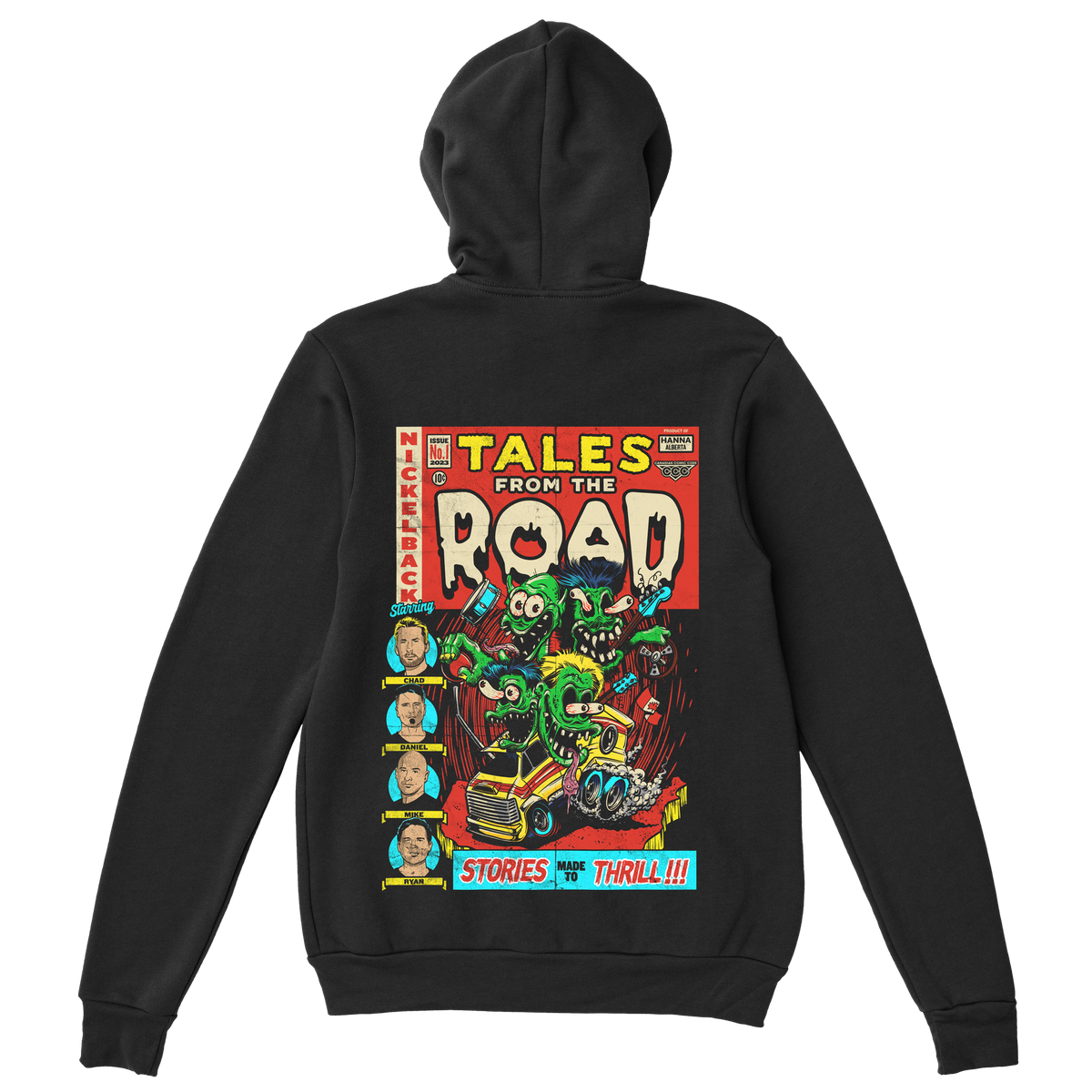 Tales From the Road Black Zip Hoodie