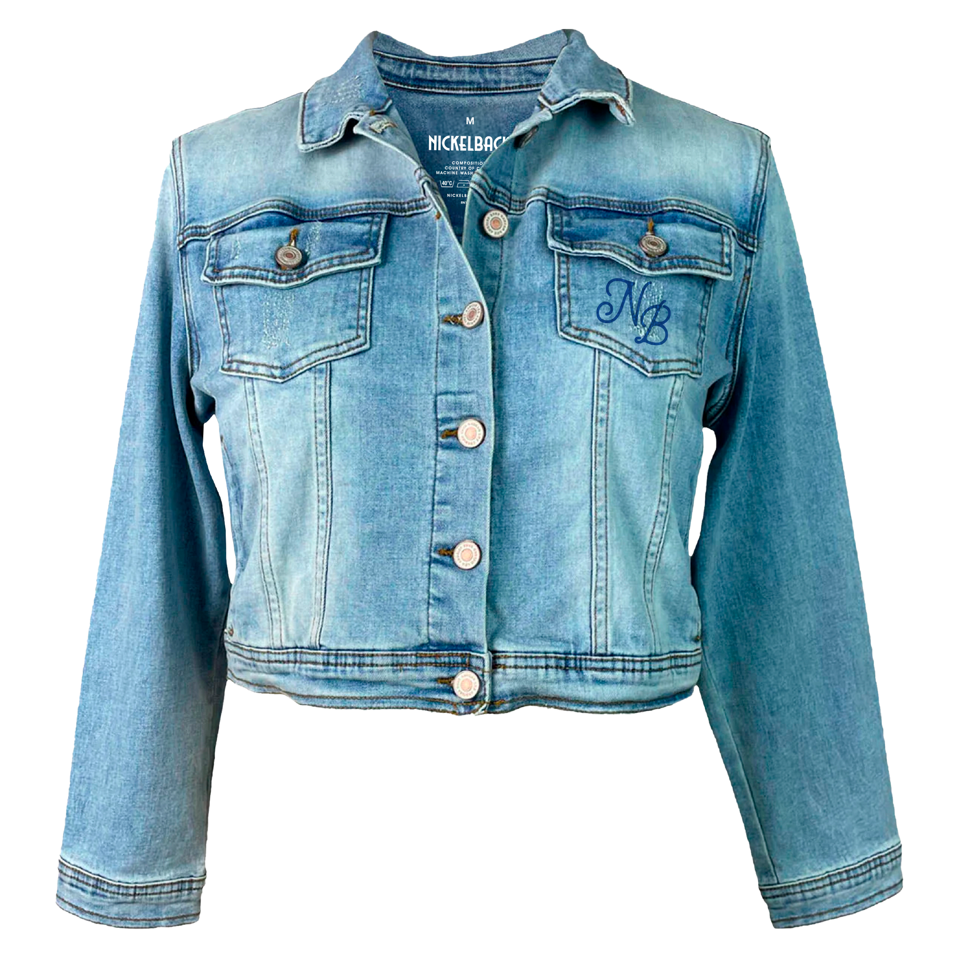 Get Rollin' Crop Denim Jacket – Nickelback Official