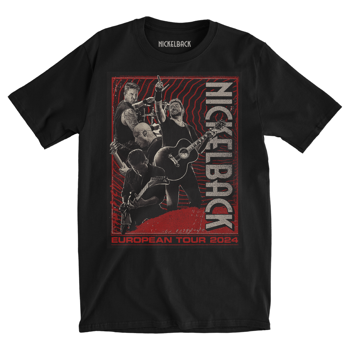 Live in Europe Black Tee