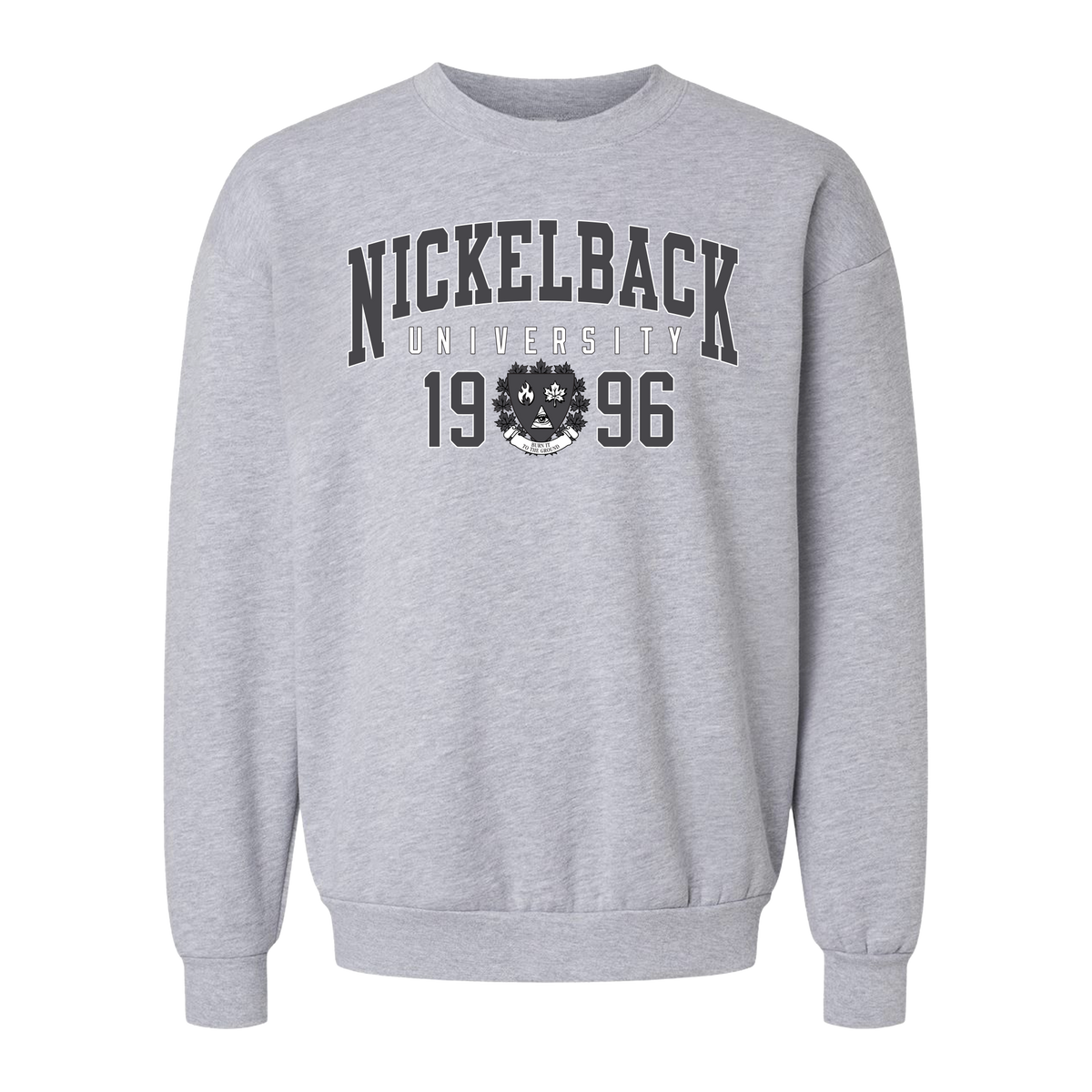 Nickelback University Heather Grey Crewneck