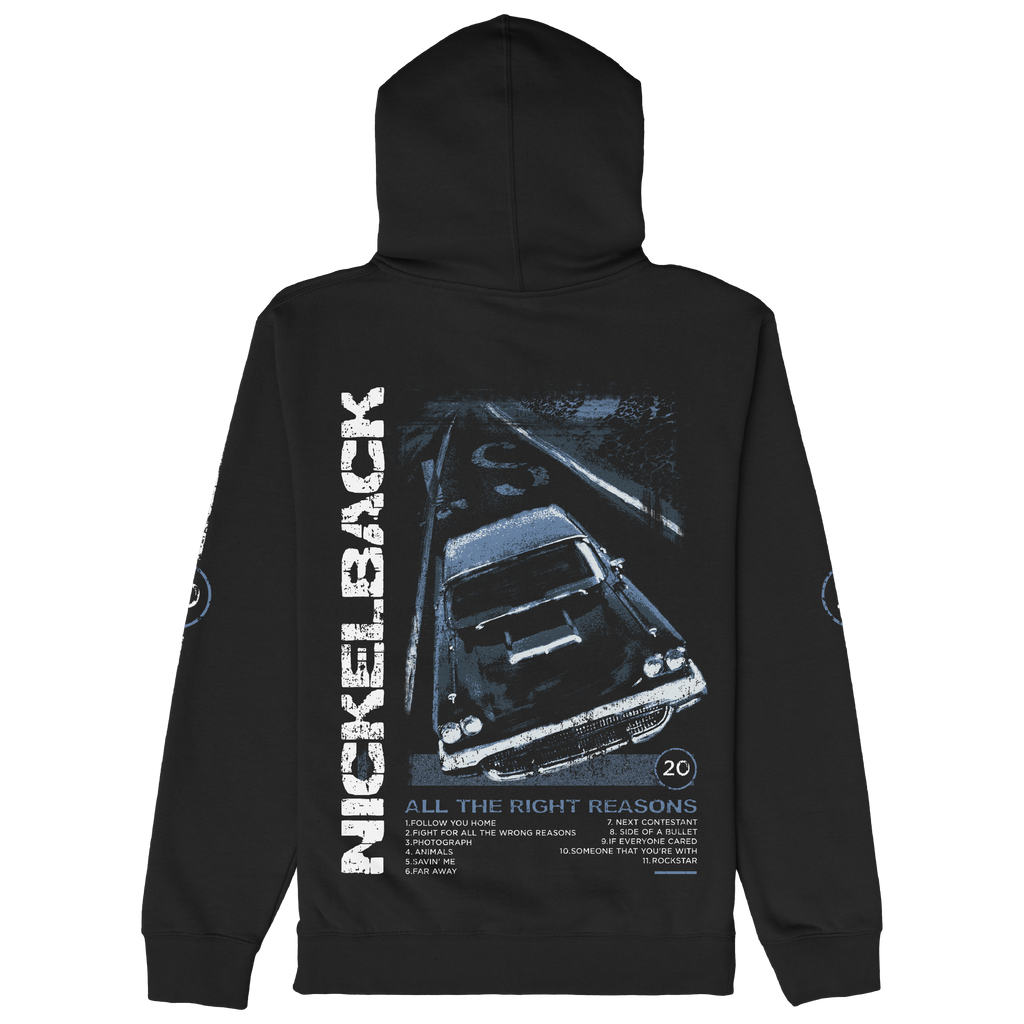 ATRR 20th Anniversary Stripes Black Hoodie