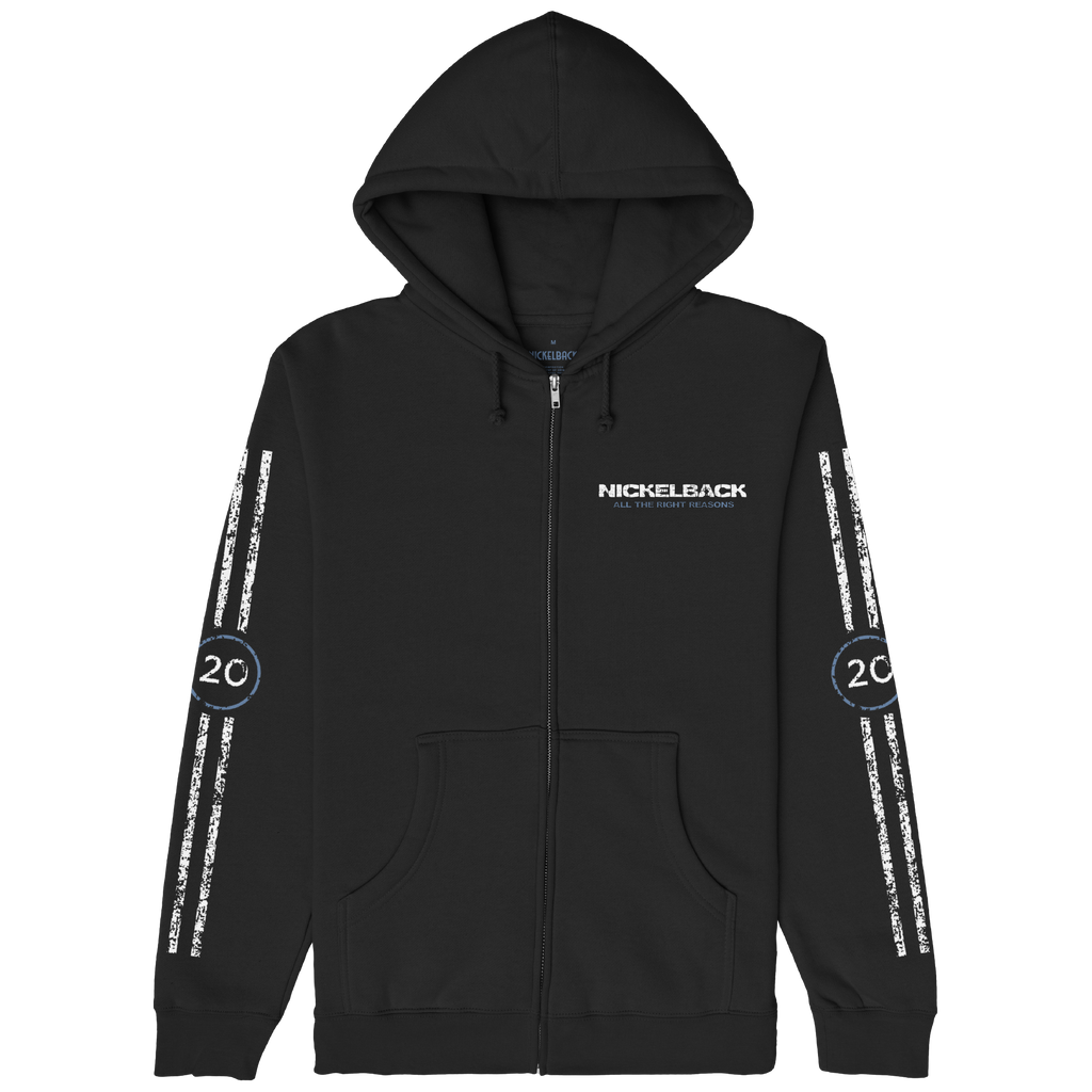 ATRR 20th Anniversary Stripes Black Hoodie