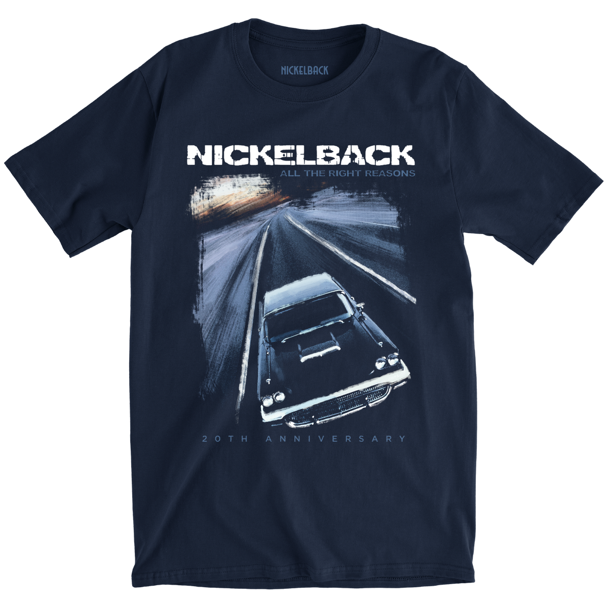 ATRR 20th Anniversary Cover Navy Tee