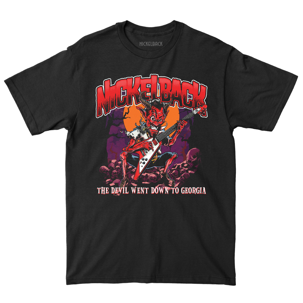 Devil Went Down Black Tee - Nickelback Official