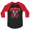 Devil Went Down Black Red Raglan