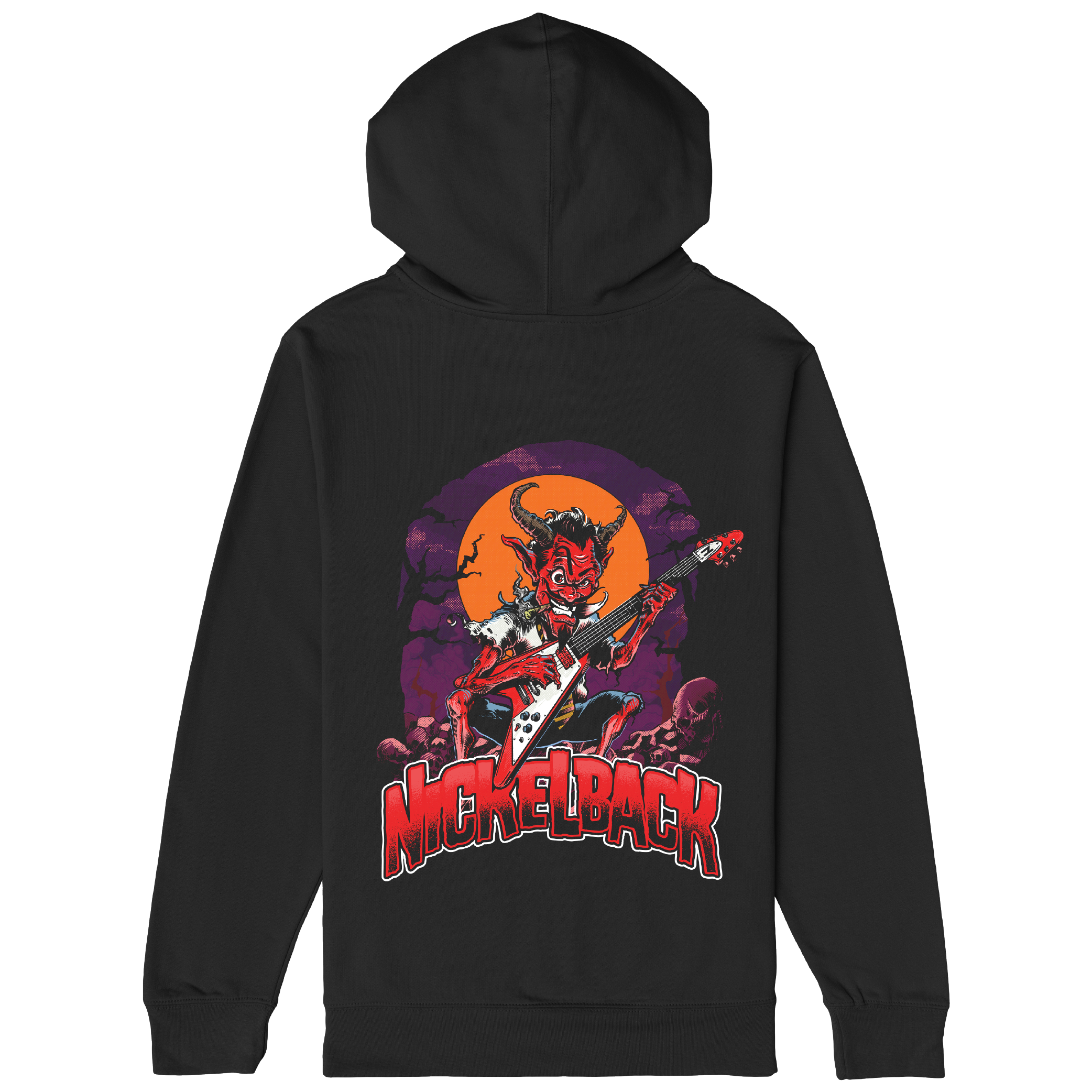 Devil Went Down Black Hoodie