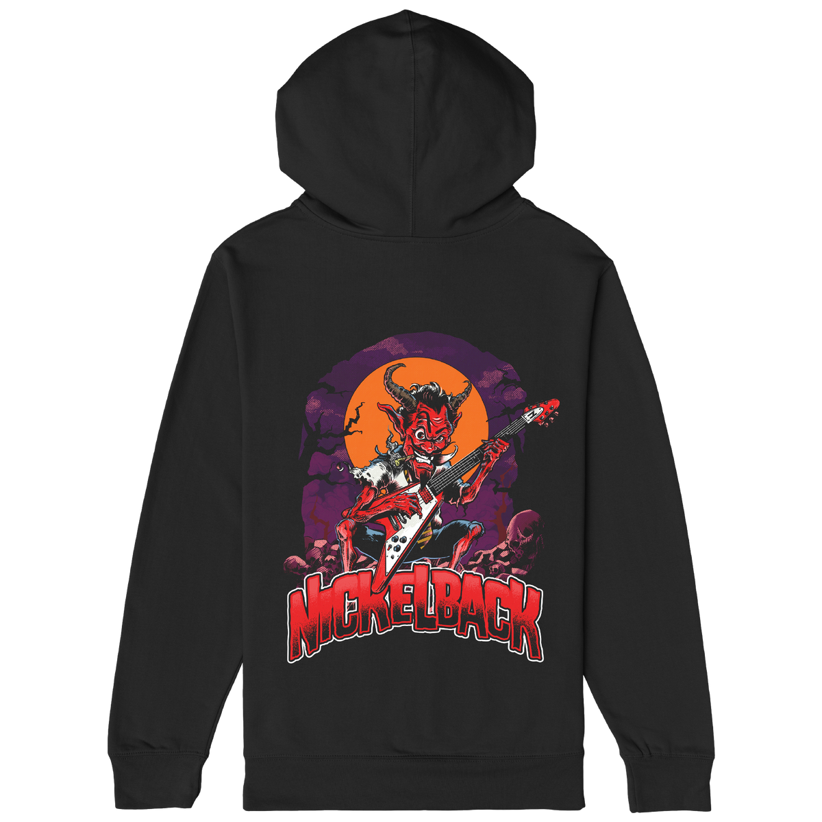 Devil Went Down Black Hoodie