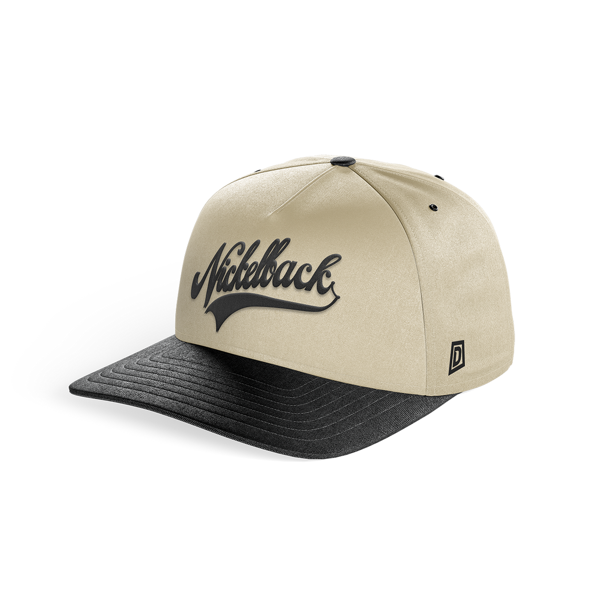 Nickelback Swash Logo Stone Black Hat