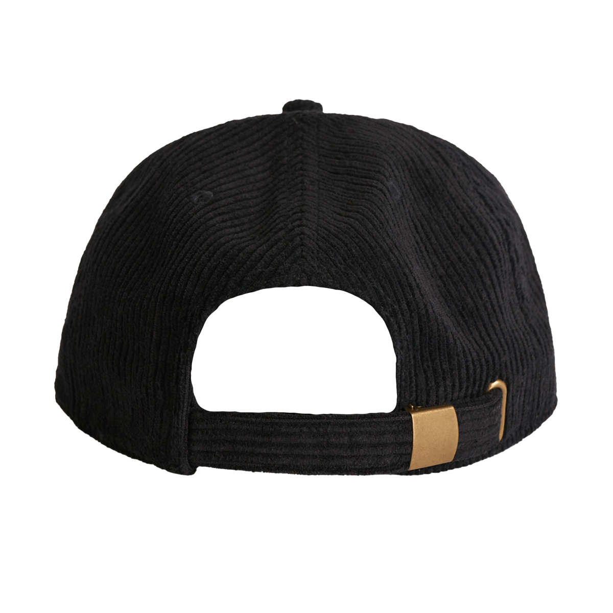 Black Corduroy Logo Hat