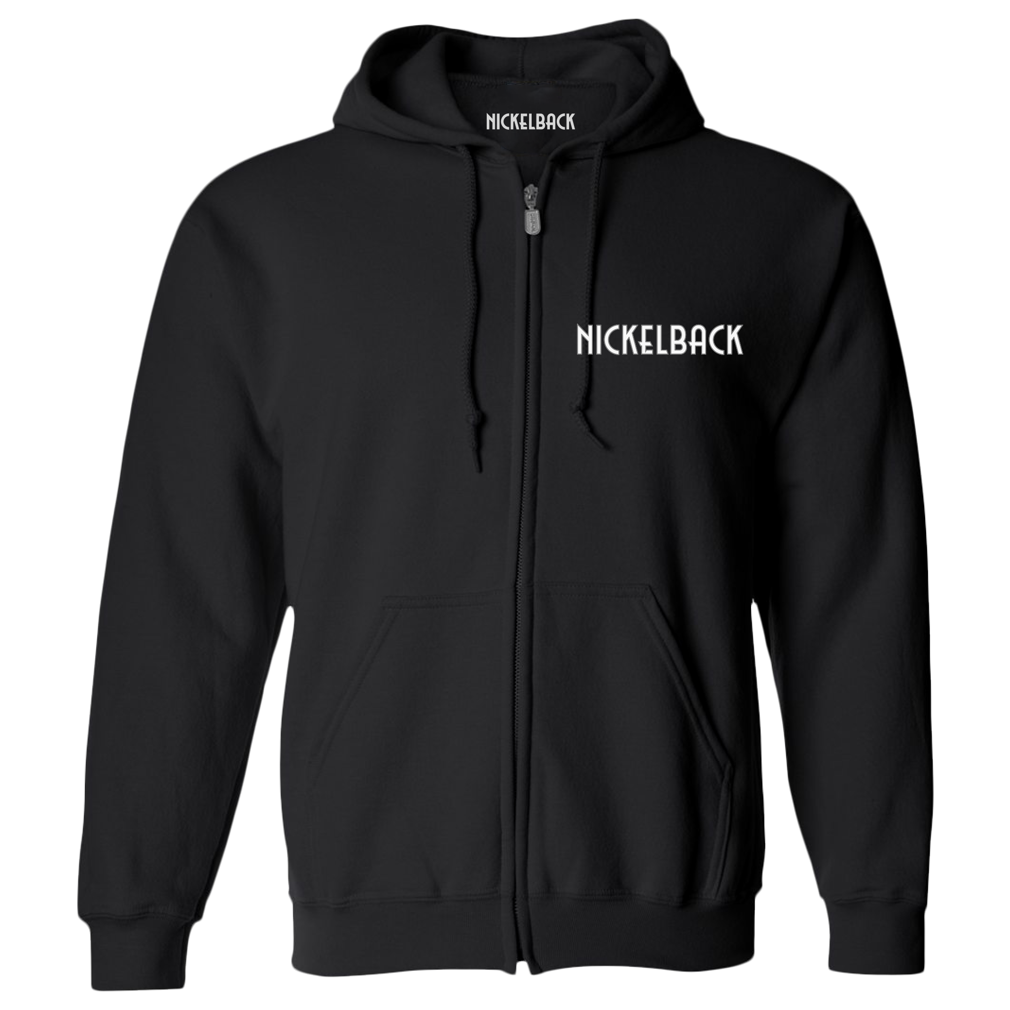 Get Rollin Black Zip Hoodie Nickelback Official