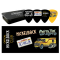 Nickelback Club Pick Tin Set and Sticker Sheet Bundle