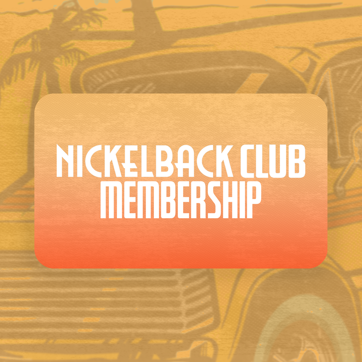 Nickelback Club Membership Card